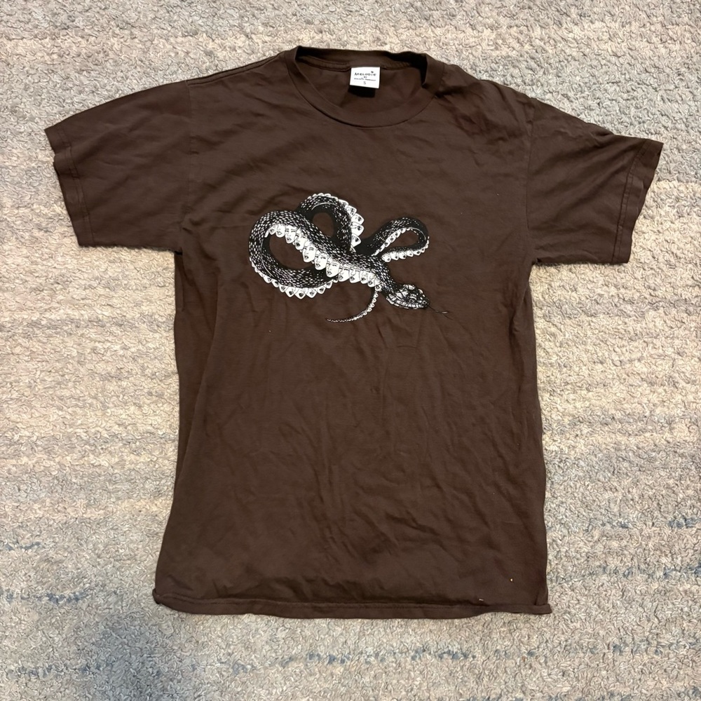 Cool brown shirt graphic